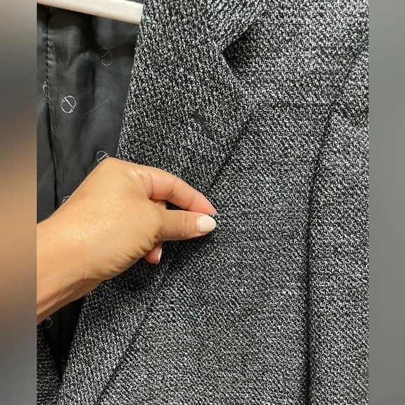 Christian Dior Men’s Tweed Blazer light blue, cream, black Tailored Vintage - Picture 13 of 16